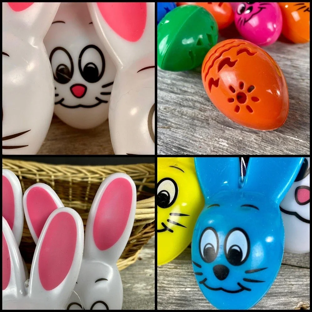 33pc Easter‎ Bunny Egg Candy Containers Sun Hill 1995 Vintage